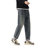 水洗直筒牛仔裤男士2026春季复古宽松休闲锥形裤K6623-P52，男装牛仔裤，星座610（原A335）