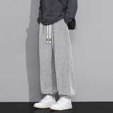 垂感直筒休闲裤子男春季新款潮牌宽松青少年阔腿裤Q29150-特P35，男装休闲裤，星座610（原A335）