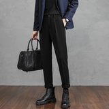 春季新款裤子男士轻熟风男装直筒宽松垂感高级毛呢小西裤CY86-P48，男装西裤，星座610（原A335）