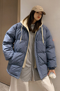棉衣男外套冬季ins潮牌宽松棉袄情侣款加厚连帽百搭棉服MY677图片