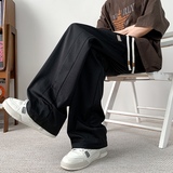 夏季宽松垂感直筒裤子男帅气美式百搭潮牌休闲长裤K2718-P35，男装休闲裤，星座610（原A335）