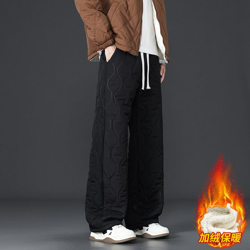 棉裤男冬季加绒加厚防寒休闲裤子宽松保暖滑雪长裤JR29185-P40，男装棉衣，星座610（原A335）