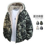 美式棉服男款2025冬季保暖加厚毛领派克服外套潮MY2519-P98，男装棉衣，星座610（原A335）