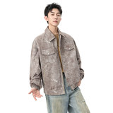 夹克男款秋季2025新款美式复古百搭时尚青少年外套Q5556-P78，男装夹克，星座610（原A335）