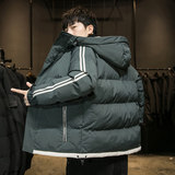 三防面料男冬季潮牌工装短款冬装加厚上衣服连帽外套M5811-P70，男装工装外套，星座610（原A335）