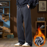 休闲裤男士潮流百搭直筒阔腿裤2025年冬季宽松运动长裤JR806-P48，女装休闲裤，星座610（原A335）