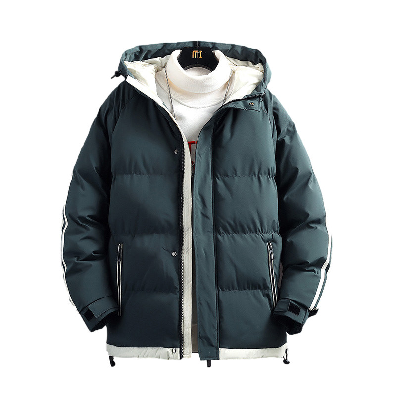 三防面料连帽棉衣男士冬季ins高街加绒加厚羽绒棉服外套M5811-P70,男装棉衣,星座610（原A335）