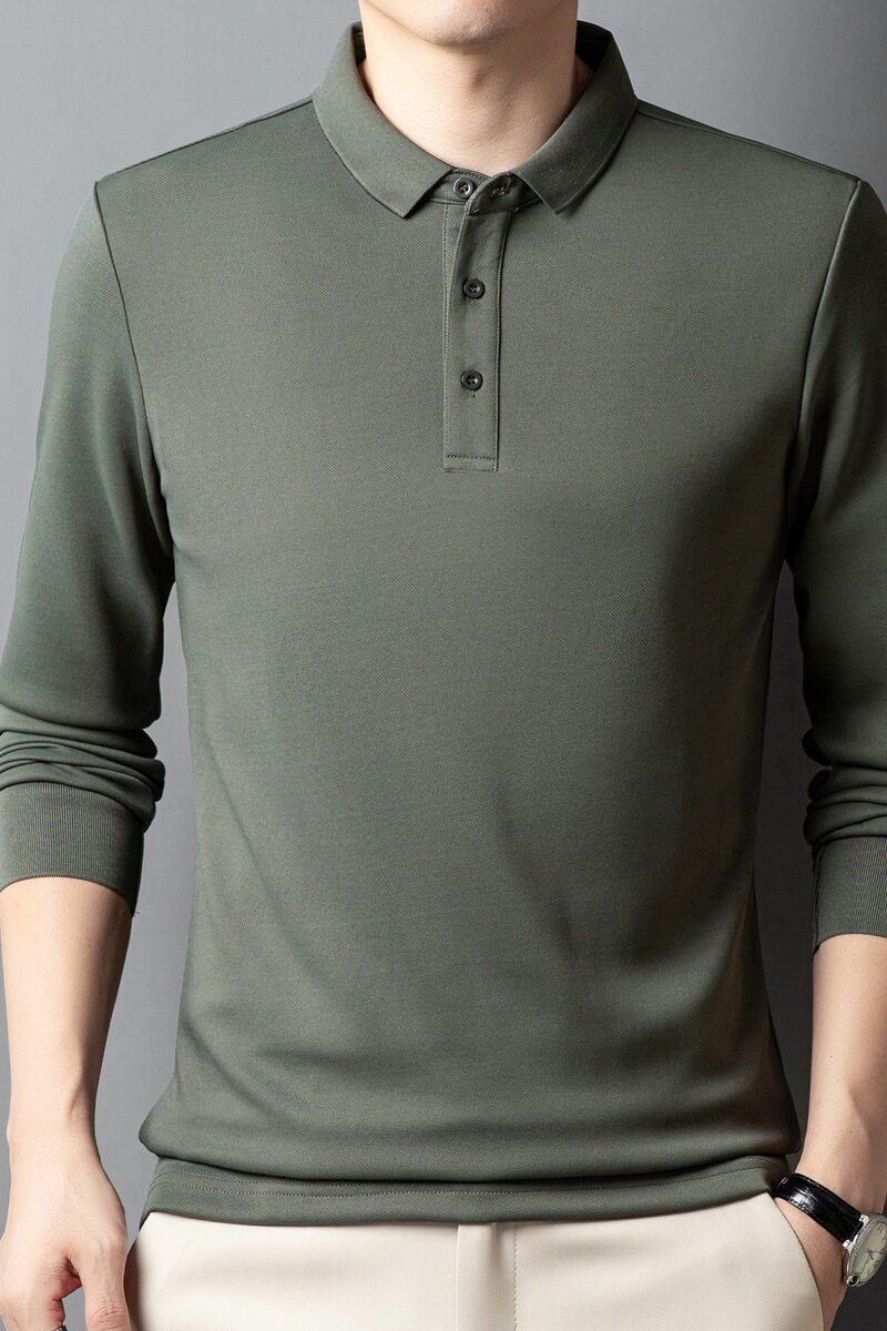 男士长袖t恤上衣服翻领polo衫爸爸装秋季新款打底衫PL5588-特P30,男装T恤,星座610（原A335）
