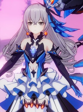 客户来图定做晚礼服二次元动漫演出服角色宝石蓝黑色拼接长款手套
