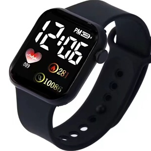 运动男女学生初中生电子表 LED电子手表方形防水数字时尚 热卖 新款