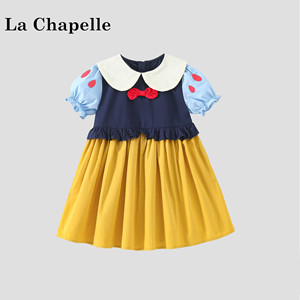 La Chapelle【拉夏贝尔】夏季时尚儿童娃娃领公主风连衣裙LD2398