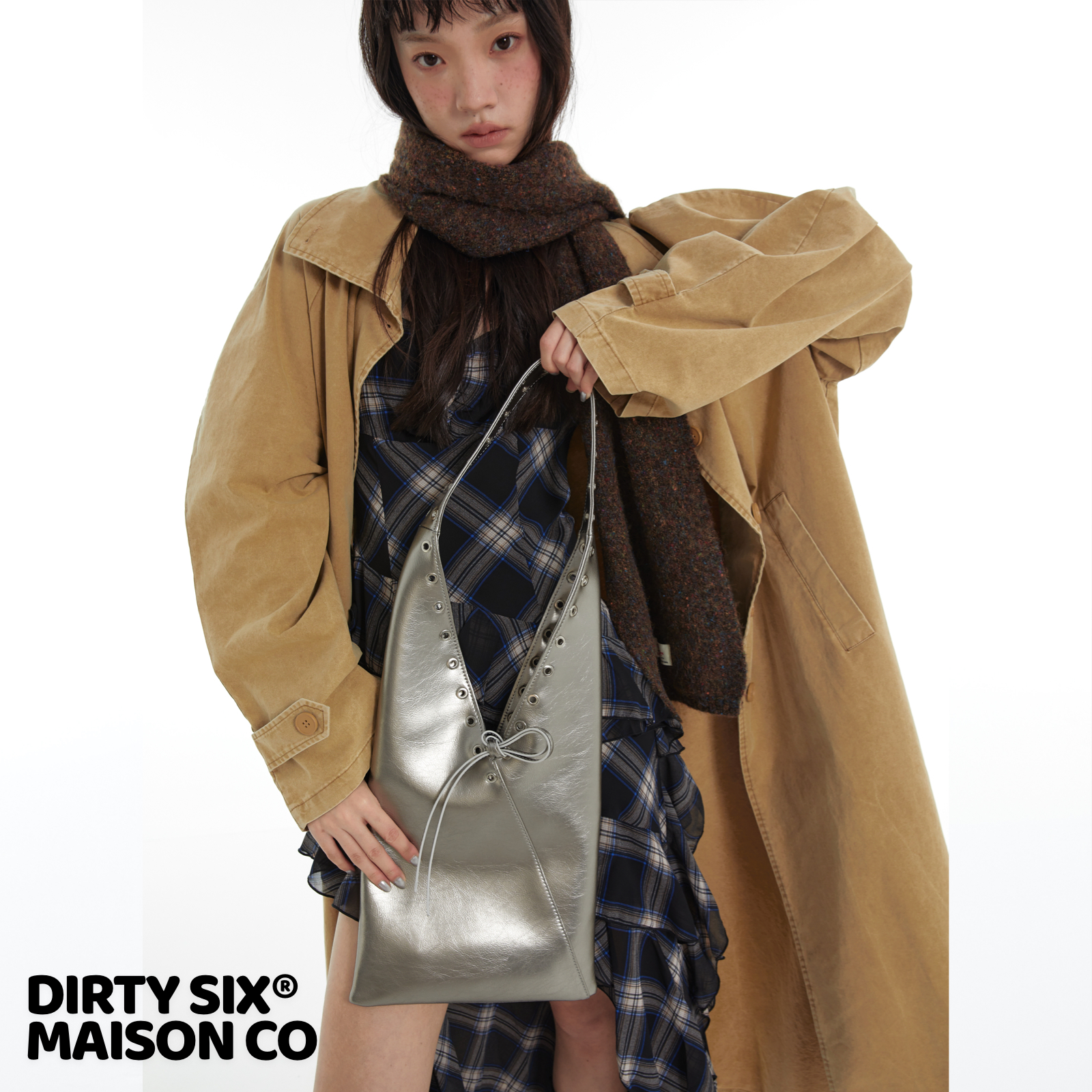 DirtySix trotro三角包 蒸汽波朋克 原创 牛皮单肩包