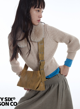 DirtySix 原创 哥本小包 宽肩带 单肩斜挎小方包