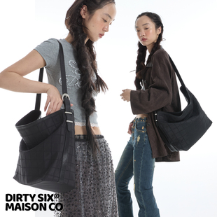 绣格设计 尼尼大兜 尼龙大容量单肩斜挎包 2025AW DirtySix
