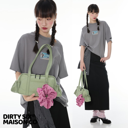 DirtySix原创哈尼尼龙腋下法棍包