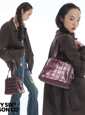 DirtySix 2025SS 原创 Haji保龄球包 retro cyber 赛博朋克单肩包