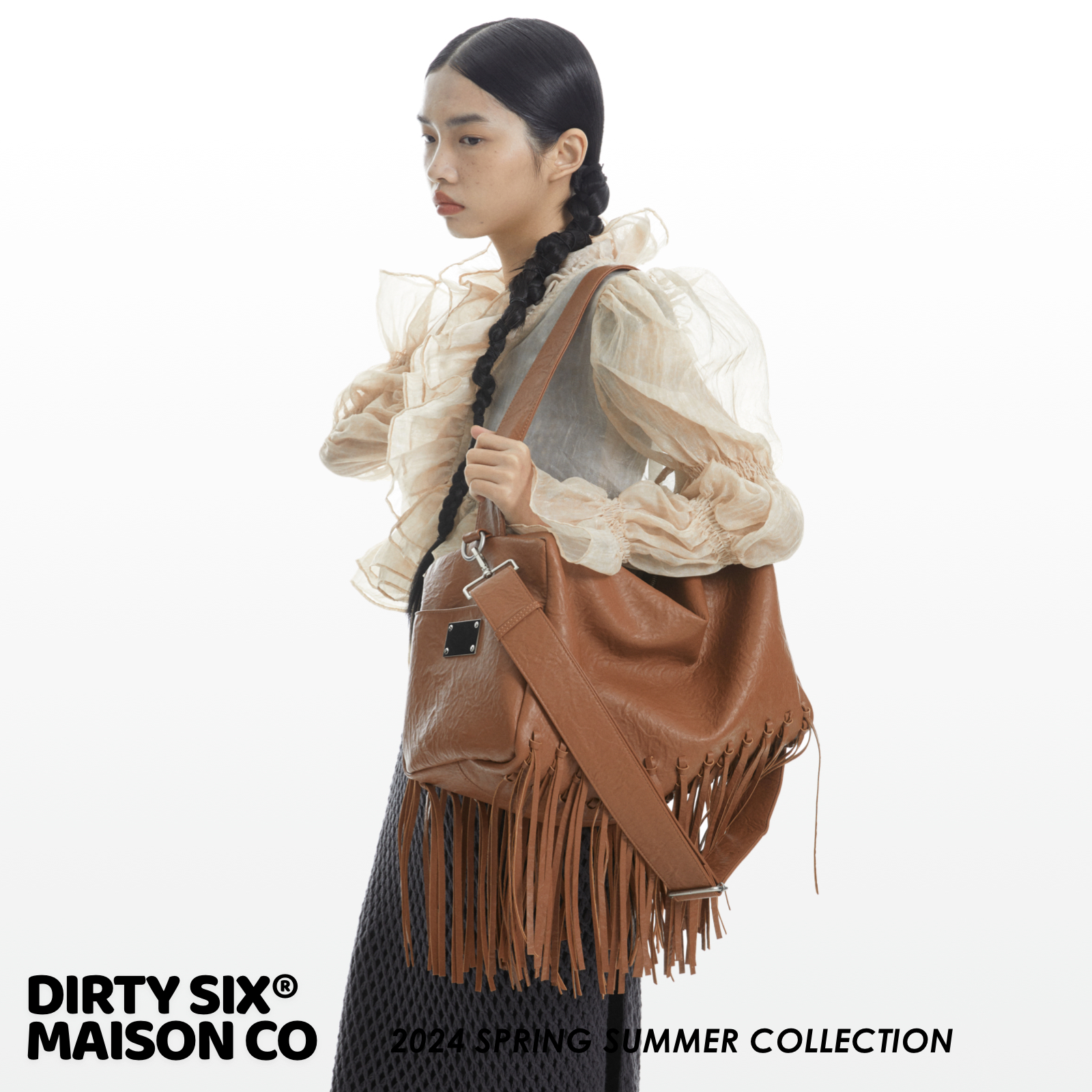 DirtySix原创嬉皮流苏大方包