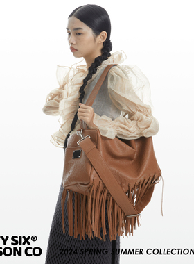 DirtySix /原创 西野大扎克 波嬉风BohoChic 大容量机车方包