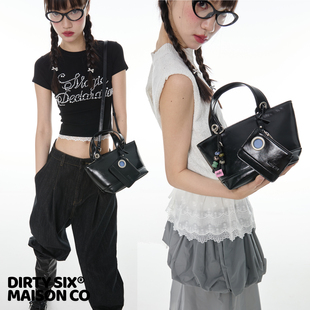 Bag Hippo 含卡套牛皮亮面手提单肩斜挎菜篮子包 2025SS DirtySix