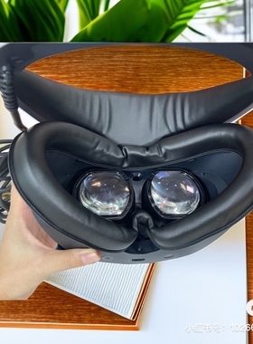 适用索尼/Sony ps5vr2舒适蛋头戴白皮面罩垫和额头舒适减压垫