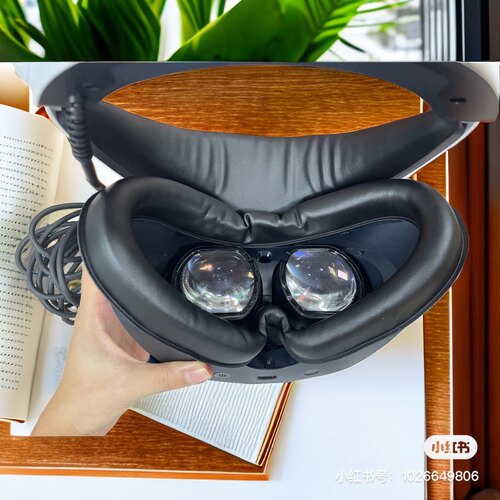 适用索尼/Sony ps5vr2舒适蛋头戴白皮面罩垫和额头舒适减压垫