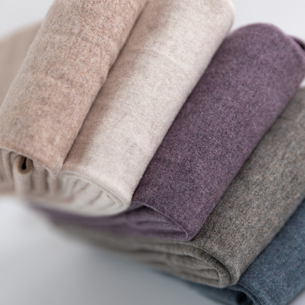 春秋季薄绒打底裤女奶白色日系奶咖色打底袜棉亚光打底裤灰色显瘦