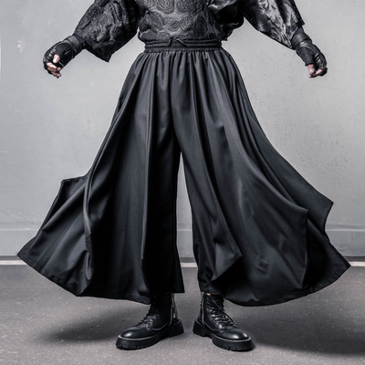 山本耀司立裁解构设计裙裤男小众