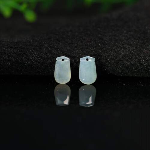 冰种天然A货翡翠福袋小吊坠