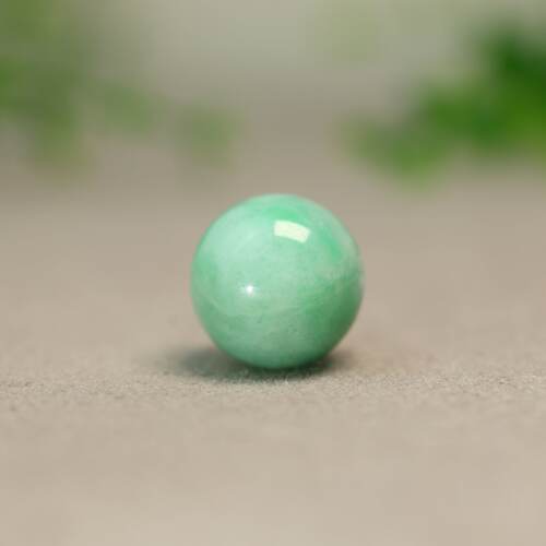 翡翠珠子17MM素面大圆珠