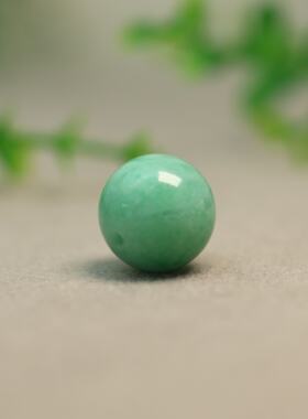 满绿缅甸天然A货翡翠珠子