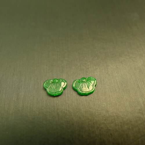满绿缅甸天然A货翡翠如意头