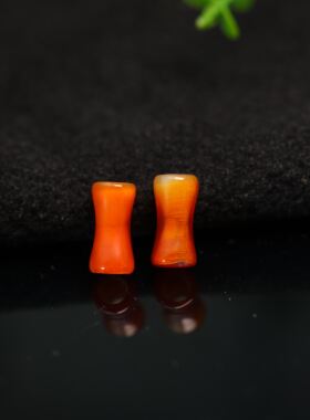 天然玛瑙路路通桶珠管柱