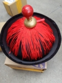 戏剧鞑子帽拍戏古装 头饰清朝顶戴花翎太监帽清朝官帽官衣官靴