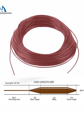 下沉变径主线WF-S飞钓鱼线30米蓝黑色25款北门冲飞蝇沉水麦凯诗