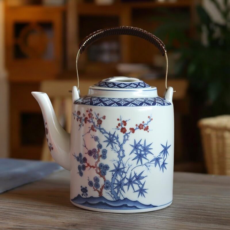 泡茶提梁壶老式单壶陶瓷