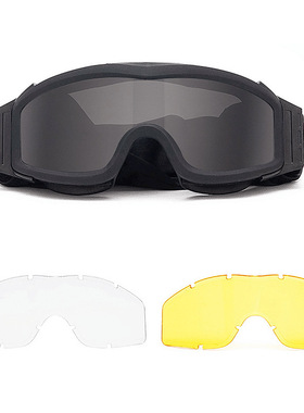 ess军迷战术风镜运动镜沙漠护目镜真人CS射击防弹面罩运动防风镜