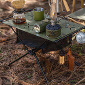 户外折叠战术桌轻便式 小茶桌露营桌IGT轻量化小型折叠铝板桌野炊