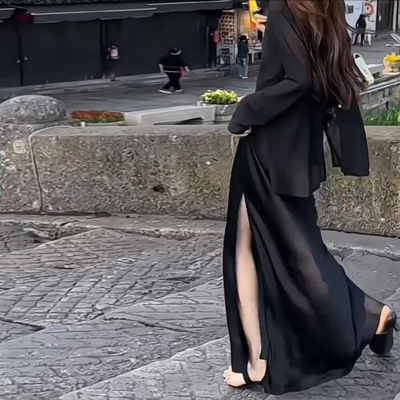 爆款大码女装雪纺套装裙胖MM