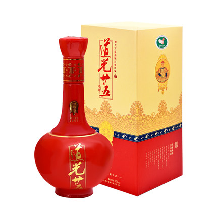 辽宁锦州特产 道光廿五白酒袍系列红袍陈香型纯粮食酒42度475ml