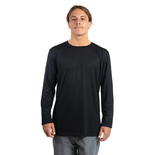 偏大 T恤加厚打底内衣速干保暖户外运动欧码 男款 美利奴羊毛长袖