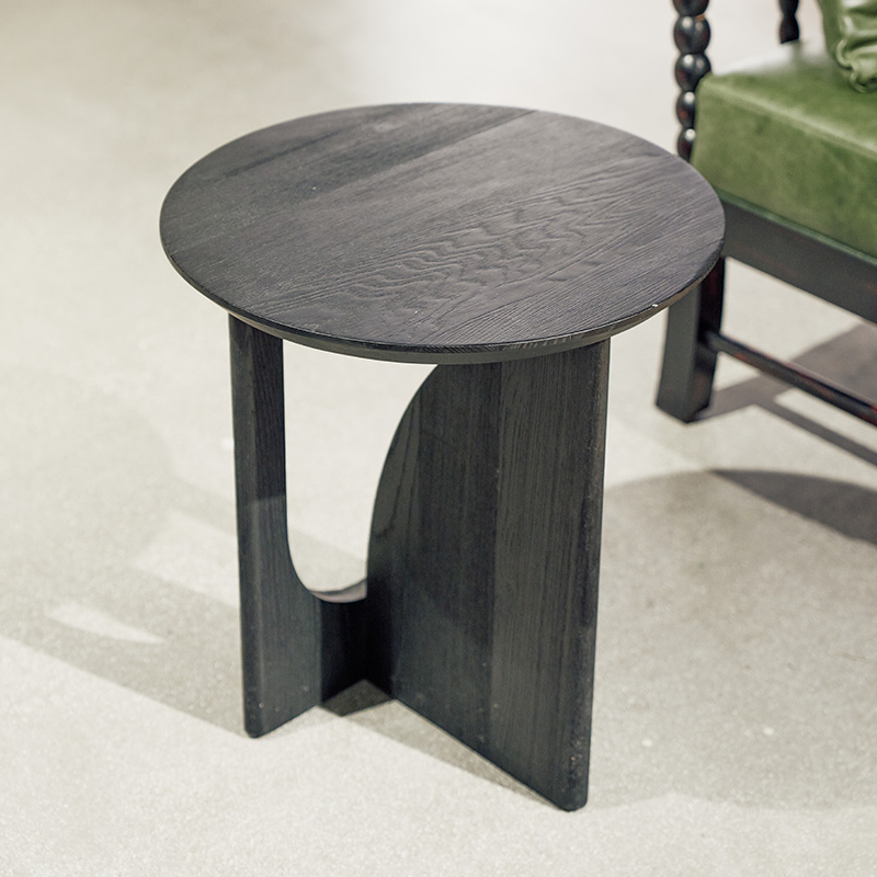 如恩枫亭边几中古风圆形边几