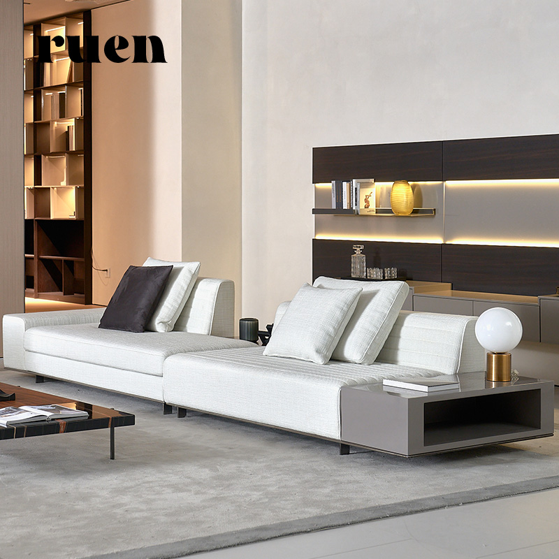 如恩意式极简设计师品牌布艺沙发