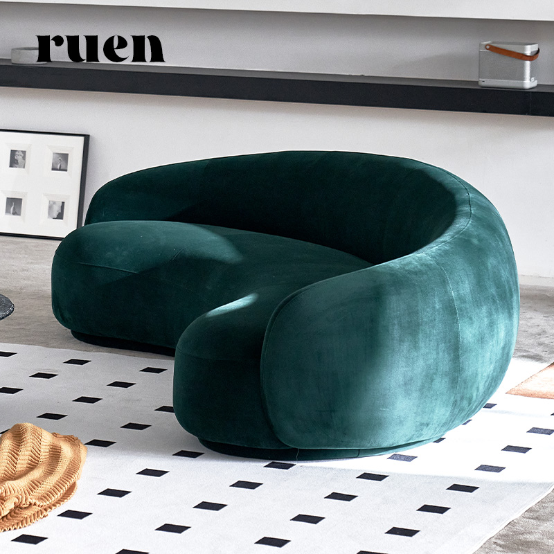 如恩海绵奶油风布艺沙发