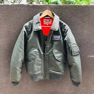 G04肖特45PVanson飞行夹克外套 翻领飞行员杜邦面料通勤棉服