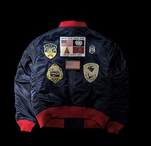 壮志凌云Ma1单薄款飞行服夹克多徽章 春秋款男女情侣潮流阿美咔叽