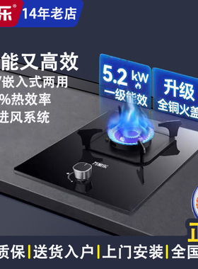 Macro/万家乐 AY1天燃气灶家用厨房台式嵌入式煤气灶液化气单眼灶