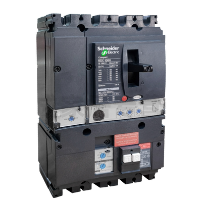 NSX带漏电保护的完整断路器 Vigi NSX100F MIC2.2 MH 100A 40A 4P