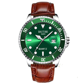 BAITIMI绿水鬼男士 手表男款 全自动机芯表商务休闲防水夜光石英表