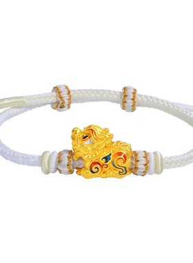 老庙潮玩瑞兽系列富贵貔貅手绳