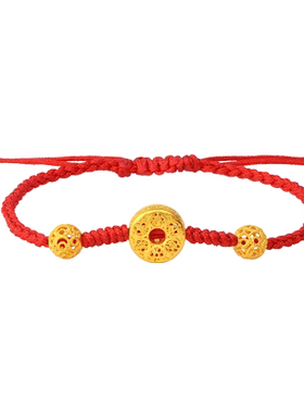 老庙黄金足金999古韵古法花丝绣